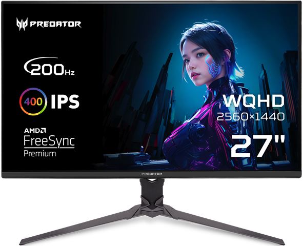 XB273UX1bmiiprx, 27"/IPS/2560x1440/200Hz/HDMI/DP/Audio/2Y