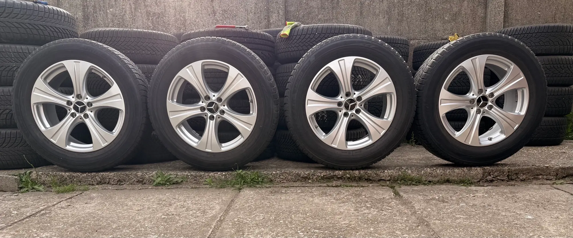 ALU FELGE MERCEDES 18" 5X112 +TPMS GUME ZIMSKE 235-60-R18
