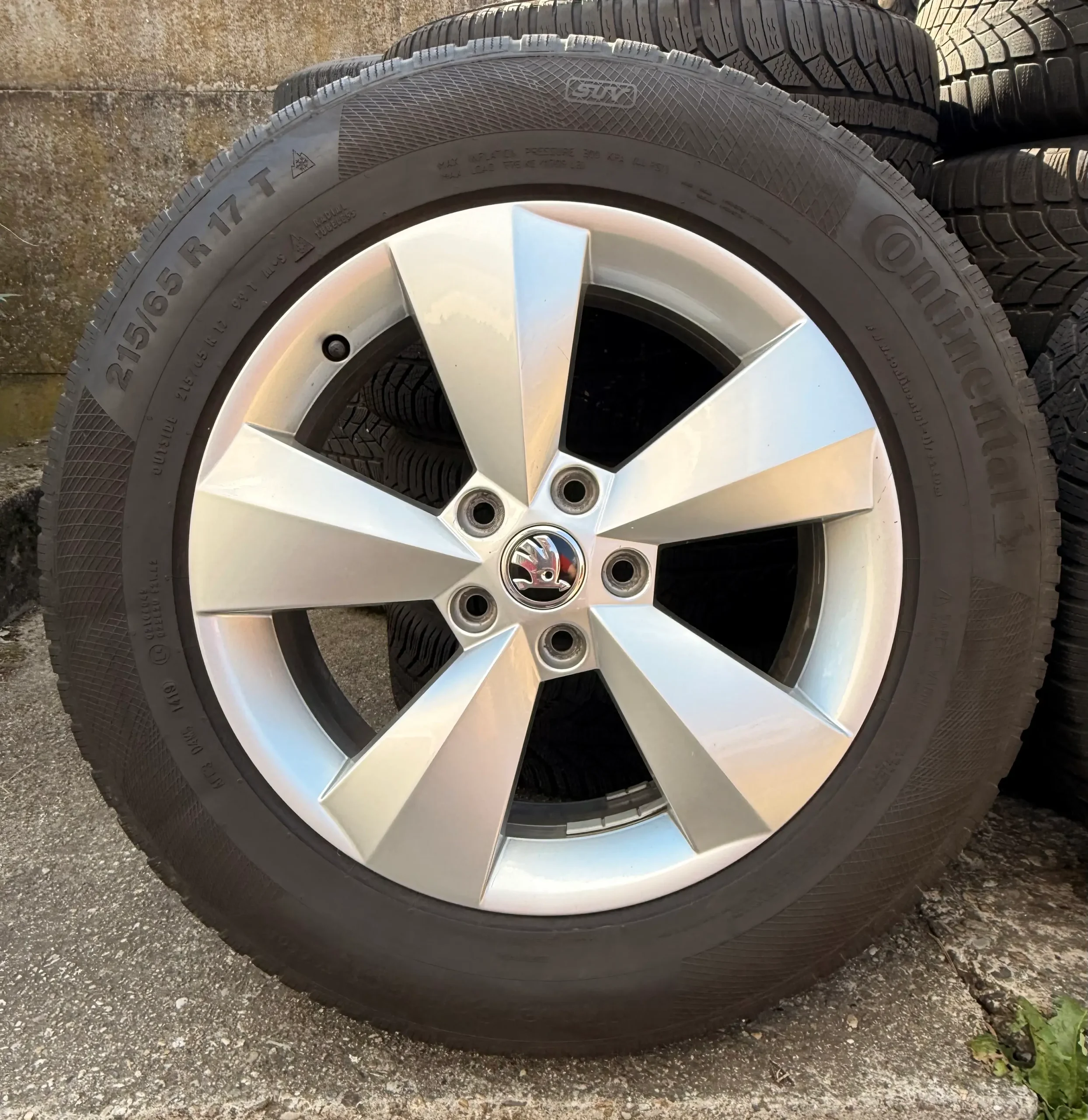 ALU FELGE ŠKODA 17" 5X112
