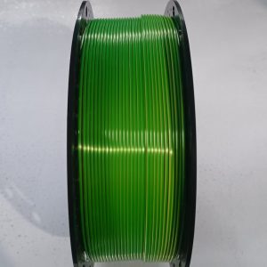 Silk PLA filament 1.75 mm, 1 kg, red/yellow/green