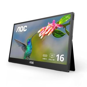AOC 16T3EA, 15,6″, FHD, USB-C 15W, prijenosni