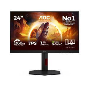 AOC 24G4ZR, 23,8”, HDMI, DP 240Hz,HAS,zvuč