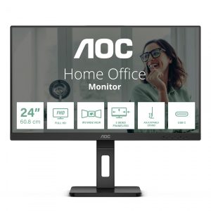 AOC IPS 23,8″ 24P3CV, HDMI, DP, USB-C, HAS, zvuč.