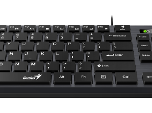 Genius SlimStar 126, tipkovnica, USB, crna