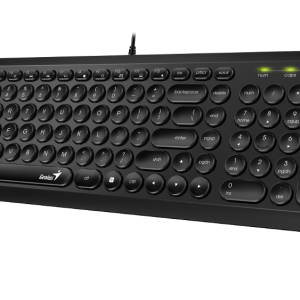 Genius SlimStar Q200, tipkovnica, USB, crna