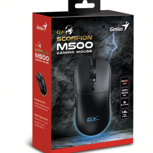 Genius Scorpion M500, igraći miš, RGB, 3600dpi