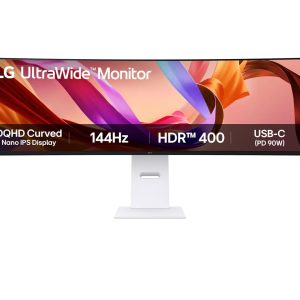 LG 49U950A, 49”, DQHD IPS, 144 Hz, HAS, USB -C