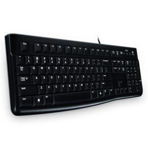 Logitech K120 žičana tipkovnica, crna, OEM