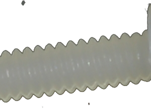 Nylon bolt M2 8 mm, 100 pcs.