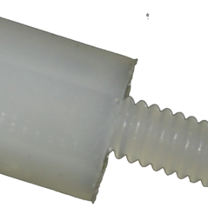 Nylon spacer M2 6 mm, 100 pcs.
