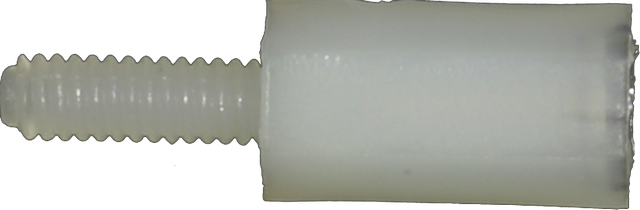 Nylon spacer M2 8 mm, 100 pcs.