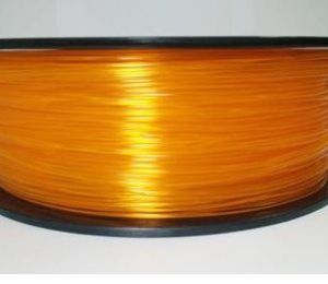 PLA filament 1.75 mm, 1 kg, transparent orange