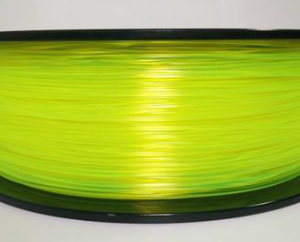 PLA filament 1.75 mm, 1 kg, transparent yellow