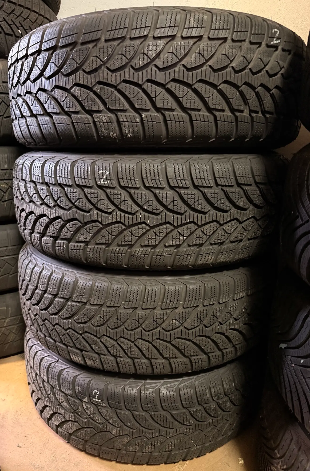 ALU FELGE MERCEDES 16" 5X112 + TPMS GUME ZIMSKE 205-60-R16 - Slika 7