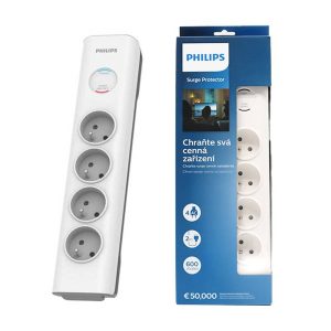 Philips prenaponska zaštita PN3032WA, 4+2 USB