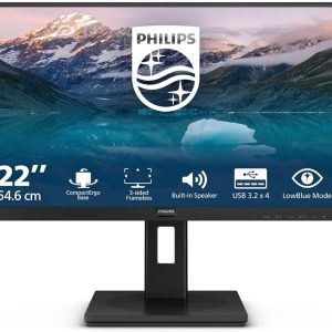 Philips 222S9JML 21,5″, VGA, HDMI, DP, zvuč., USB