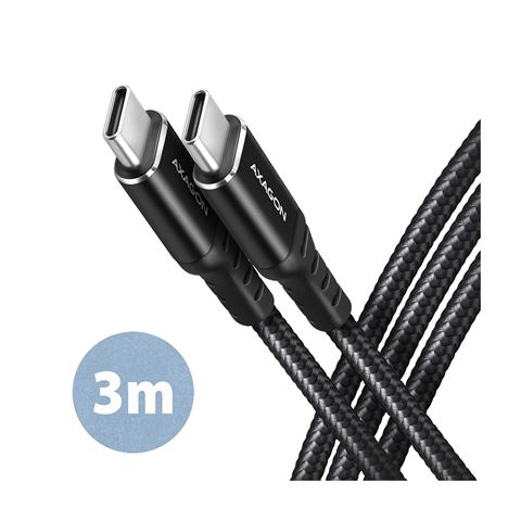 CC USB CM 2.0 USB CM, 3,0 m, Crna, HQ, BUCM-CM30AB
