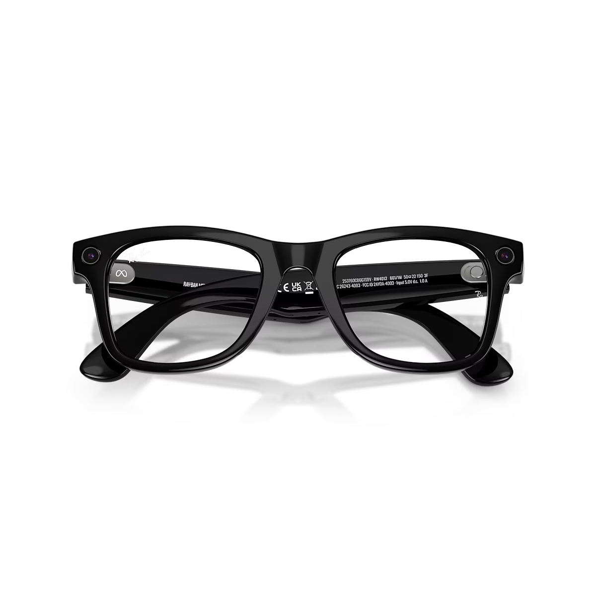 Ray-Ban Meta Wayfarer (Gen 2) Shiny Black Transitions Graphite Green Large 155/53 RW4012 (601/1M53) - Slika 6