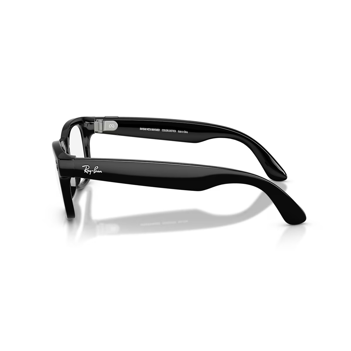 Ray-Ban Meta Wayfarer (Gen 2) Shiny Black Transitions Graphite Green Large 155/53 RW4012 (601/1M53) - Slika 7