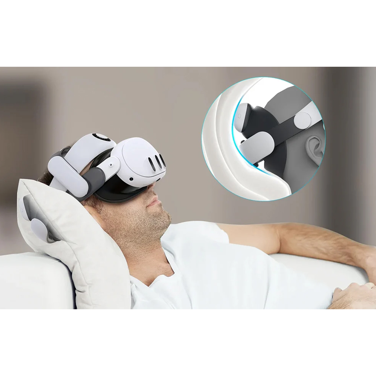 BOBOVR S3 Pro ergonomska naglavna traka s baterijom za Meta Quest 3 / 3S - Slika 2