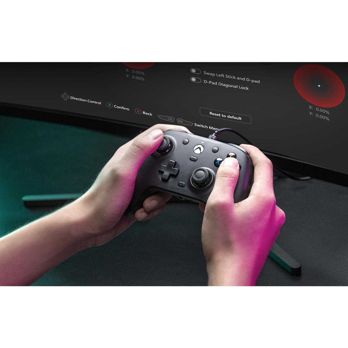 GameSir G7 HE žičani kontroler (crni) - Slika 7
