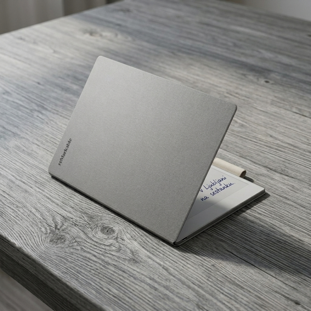 Tablet reMarkable Paper Pro + Marker Plus + Book Folio Polymer weave - Siva - Slika 3