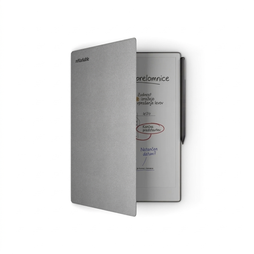 Tablet reMarkable Paper Pro + Marker Plus + Book Folio Polymer weave - Siva