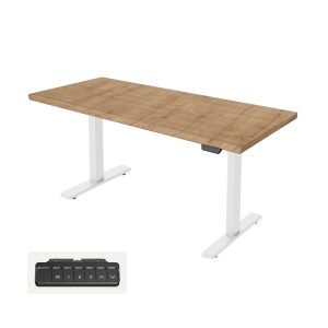 UVI LITE V2 električni stol Chalet Oak i bijeli okvir