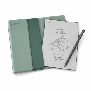 Tablet reMarkable Paper Pure + Marker Plus + Sleeve Folio Mist Green