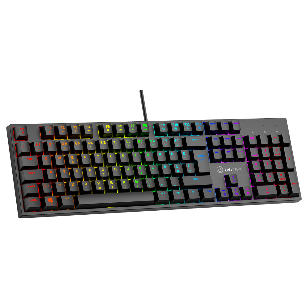 UVI GREED V2 BROWN Switch RGB mehanička tipkovnica SLO/CRO - Slika 2