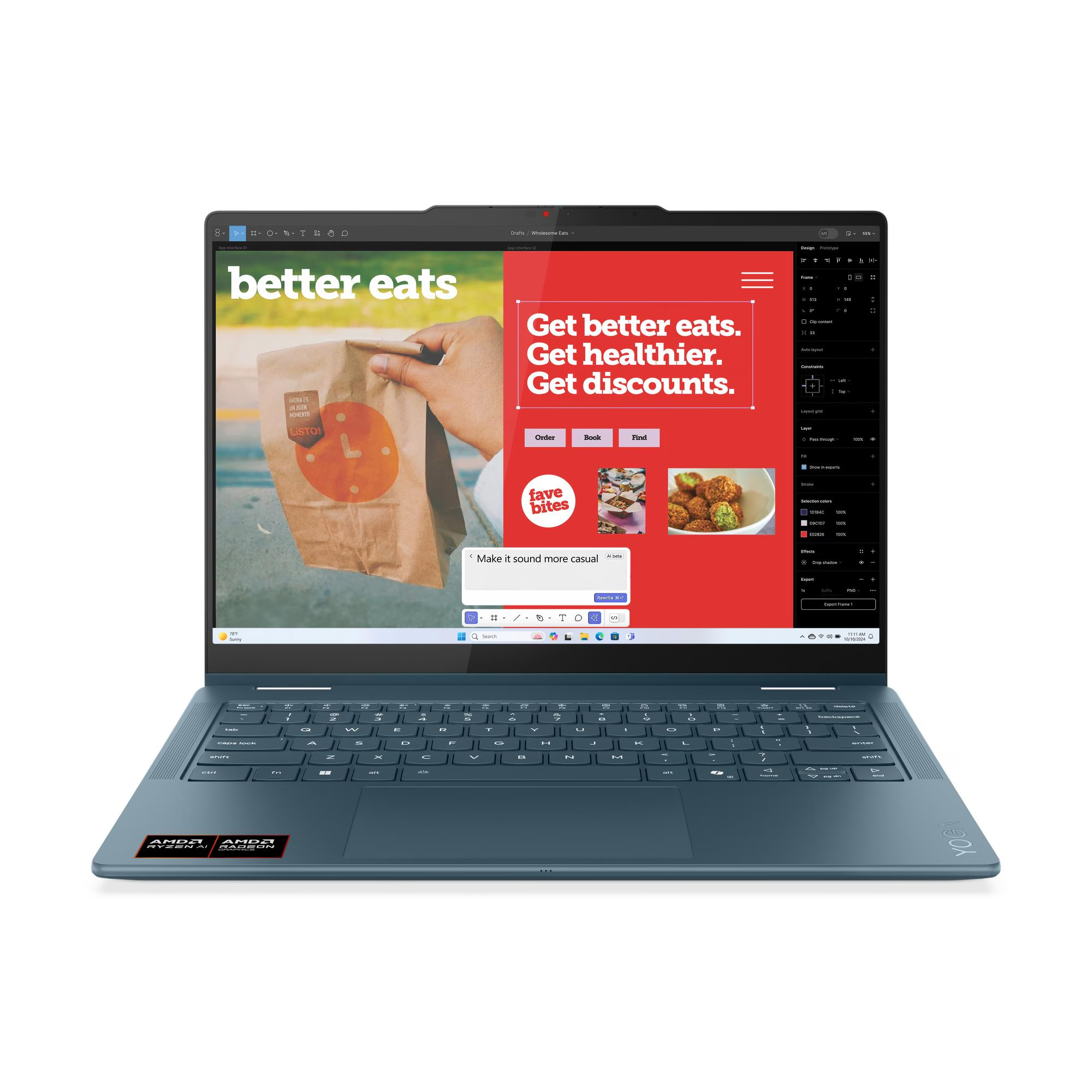 Lenovo Yoga 7 2-in-1 14AKP10 14" Touch OLED Ryzen AI 5 340 16GB 512GB Windows 11 Pro - Slika 5
