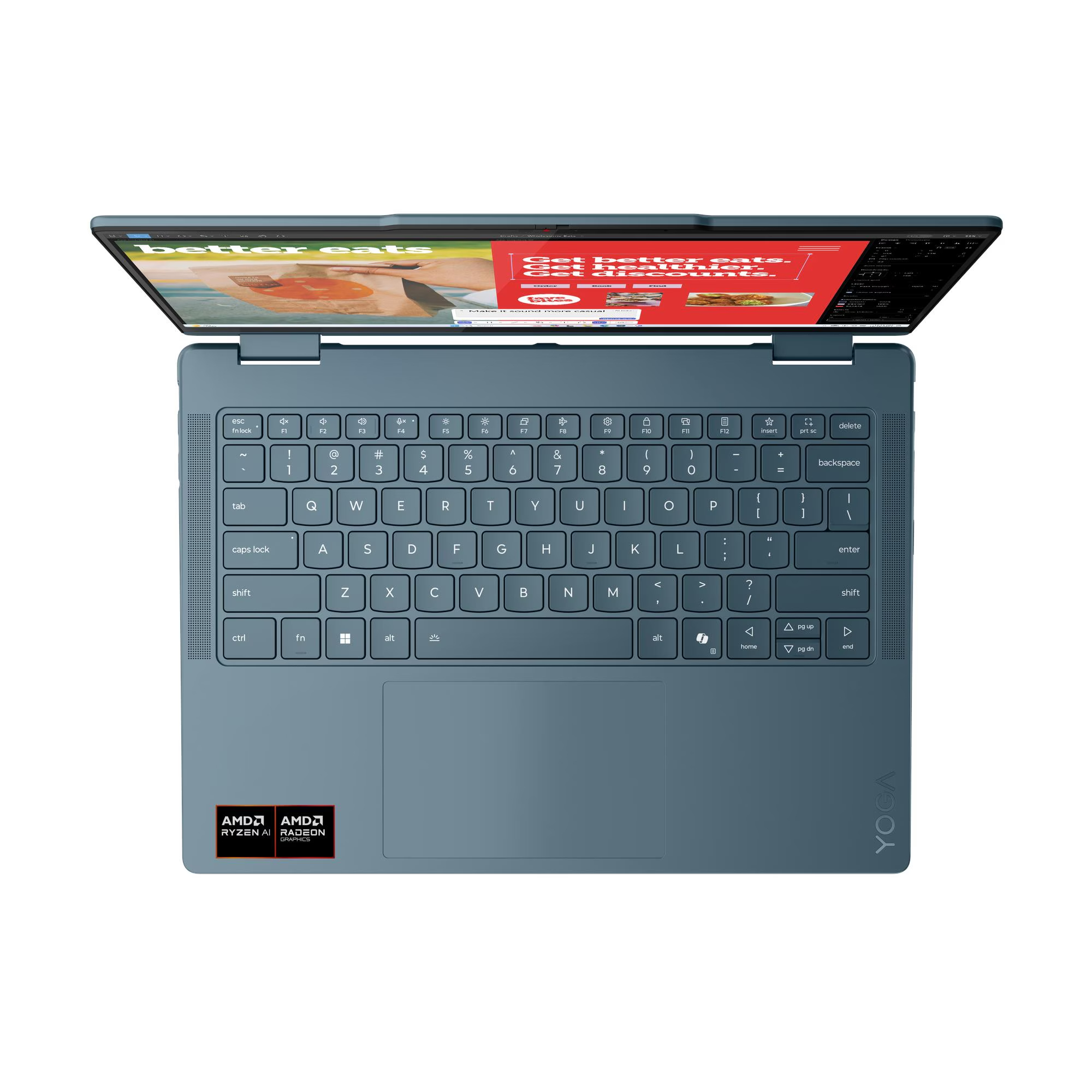 Lenovo Yoga 7 2-in-1 14AKP10 14" Touch OLED Ryzen AI 5 340 16GB 512GB Windows 11 Pro - Slika 4