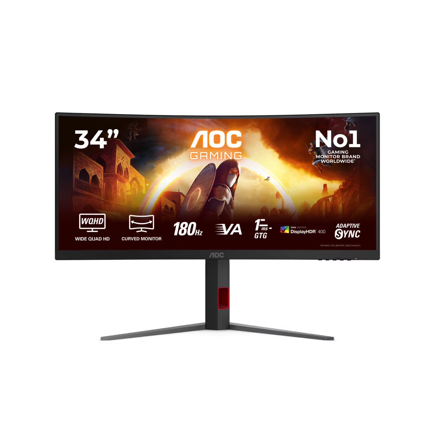 AOC CU34G4CA34",2xHDMI, DP, 180Hz, HAS, USB-C 90W