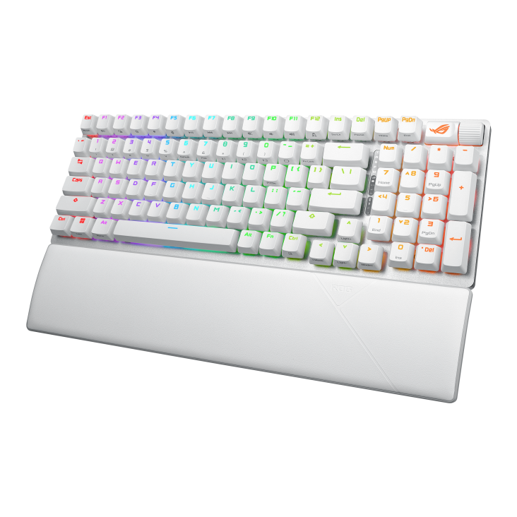 ASUS ROG Strix Scope II 96, bež. tipkovnica, bijel
