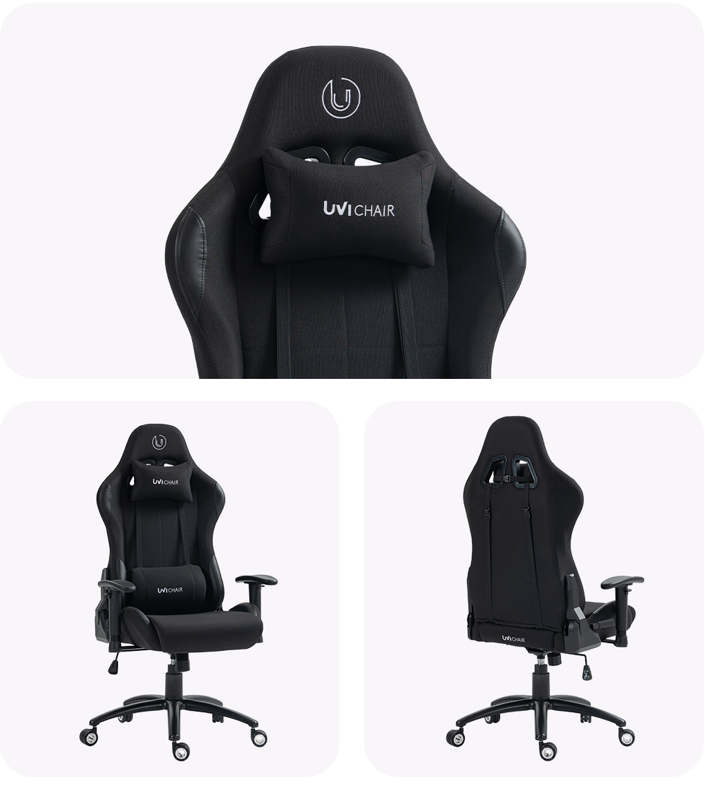 UVI Chair Back in Black gaming/uredska stolica - Slika 7