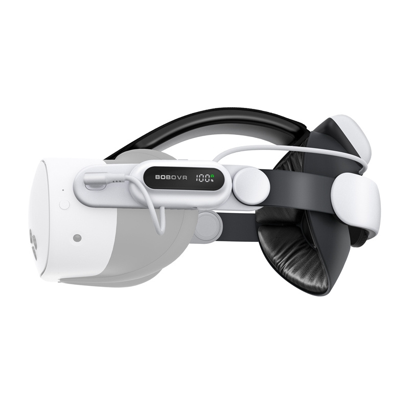 BOBOVR E3 Pro ergonomska naglavna traka s baterijom za Meta Quest 3 / 3S
