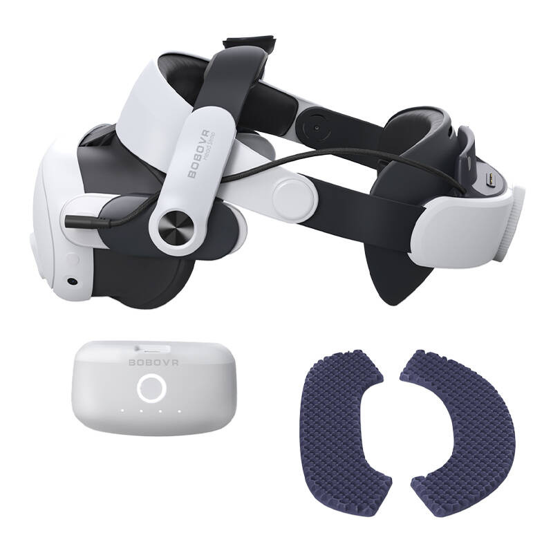 BOBOVR M3 Pro naglavna traka + dodatna baterija za Oculus Quest 3 / Quest 3S
