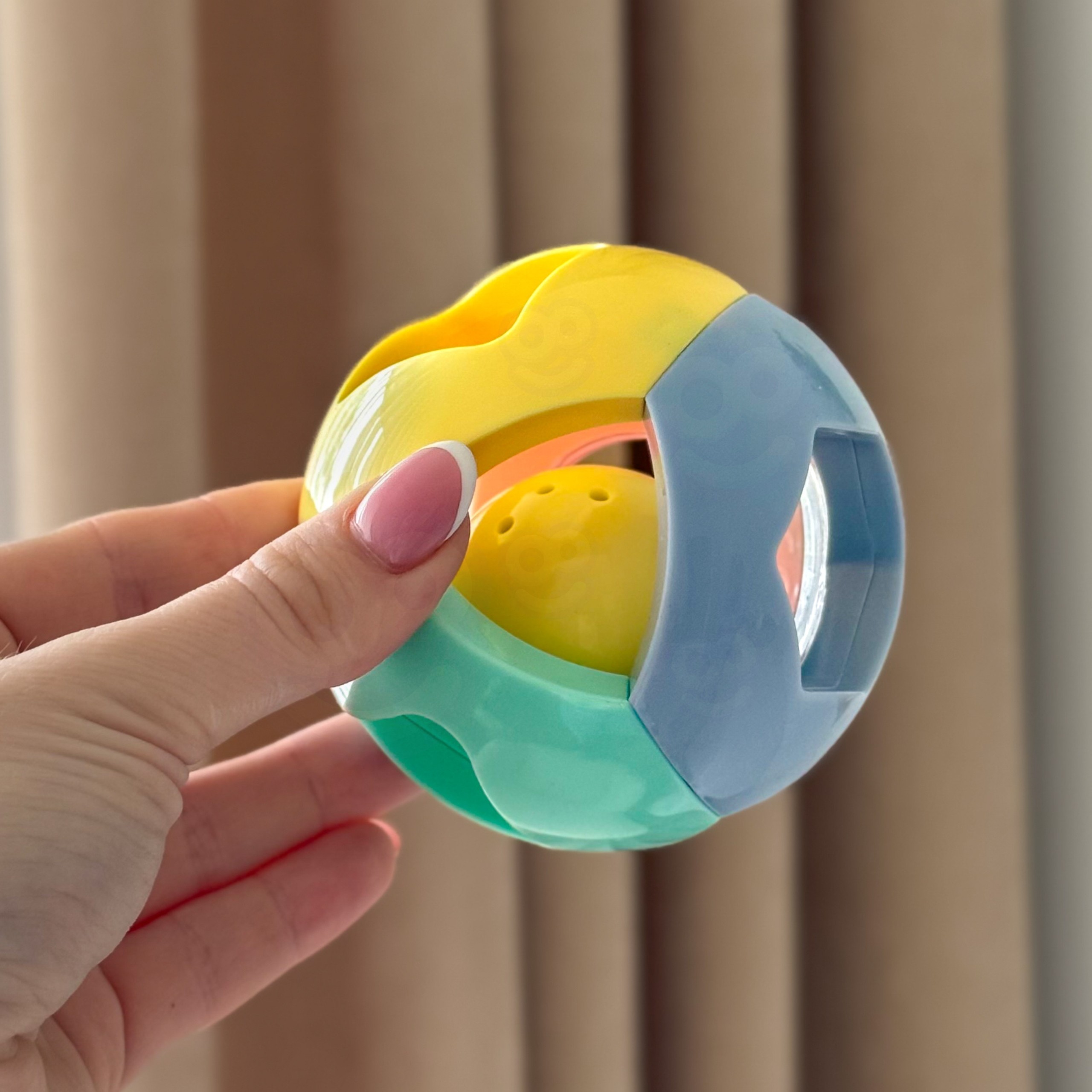 WOOPIE BABY Pastel Rattle Crawling Ball 0m+ - Slika 3