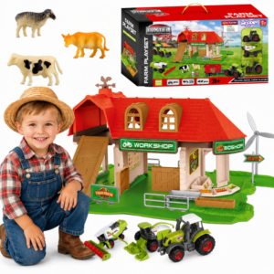 WOOPIE Farm Set Tractors + Figures 42 pcs.