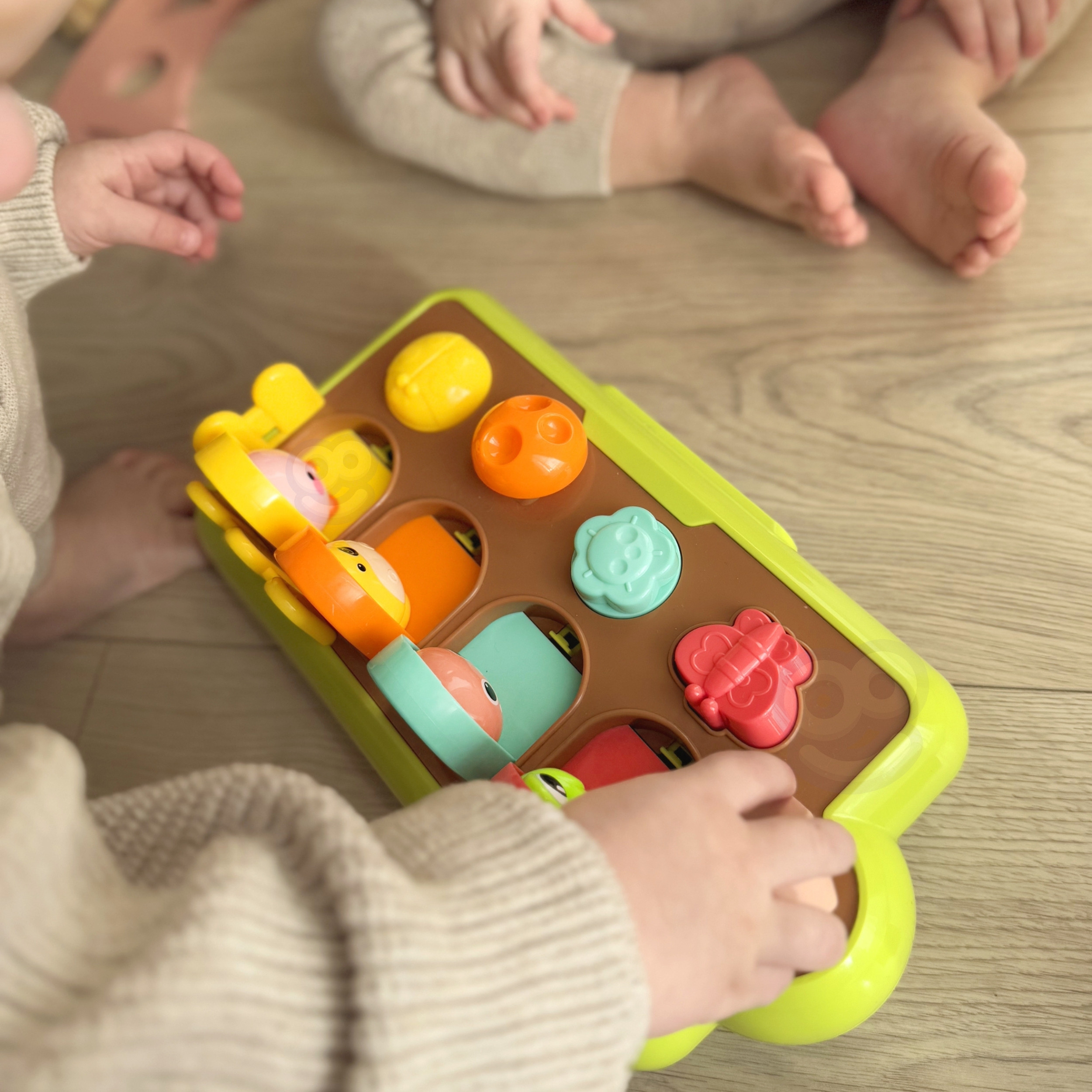 WOOPIE BABY Educational Toy Pop-Up Animals Happy Farm - Slika 4
