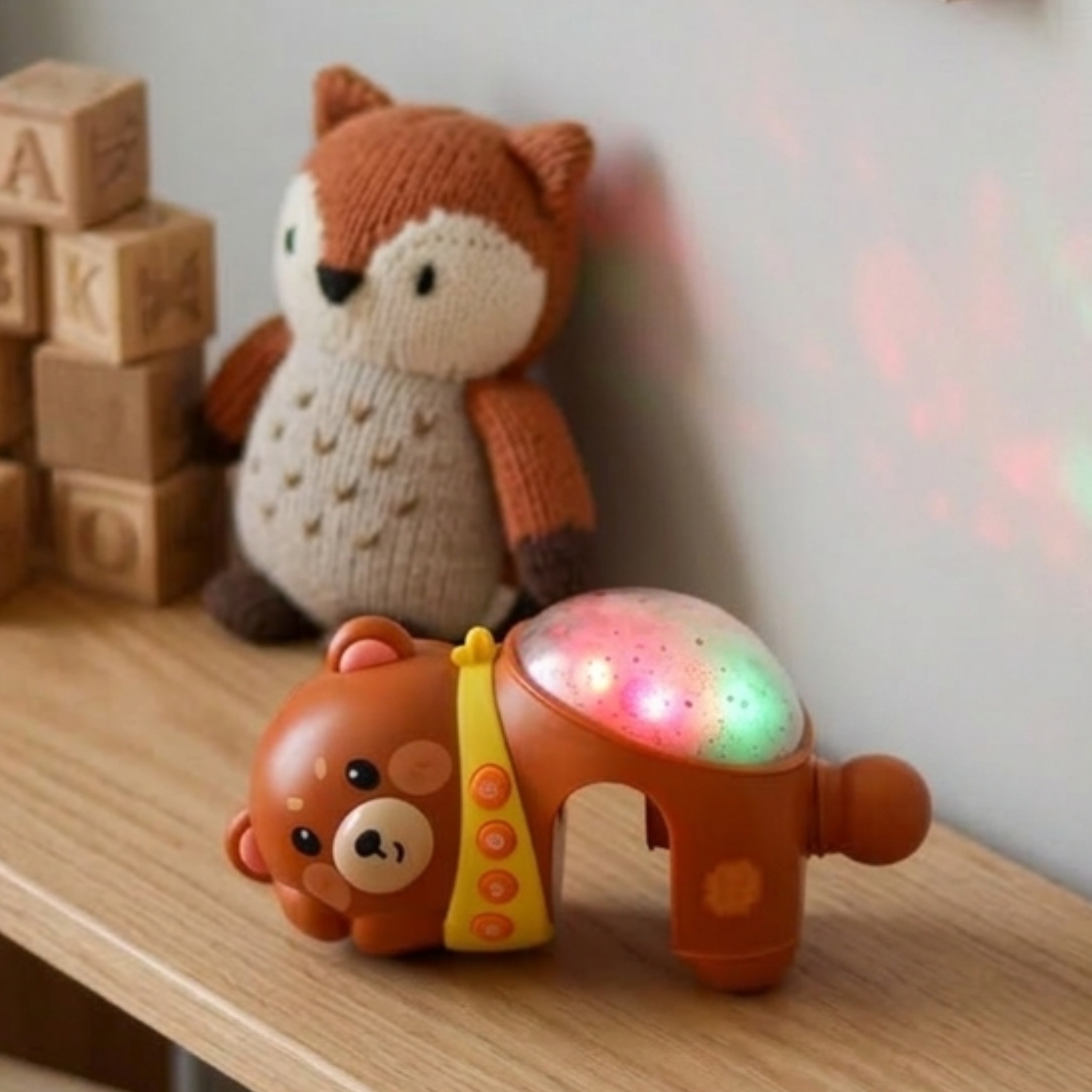 WOOPIE BABY Star Projector Teddy Bear Night Light for Children - Slika 2