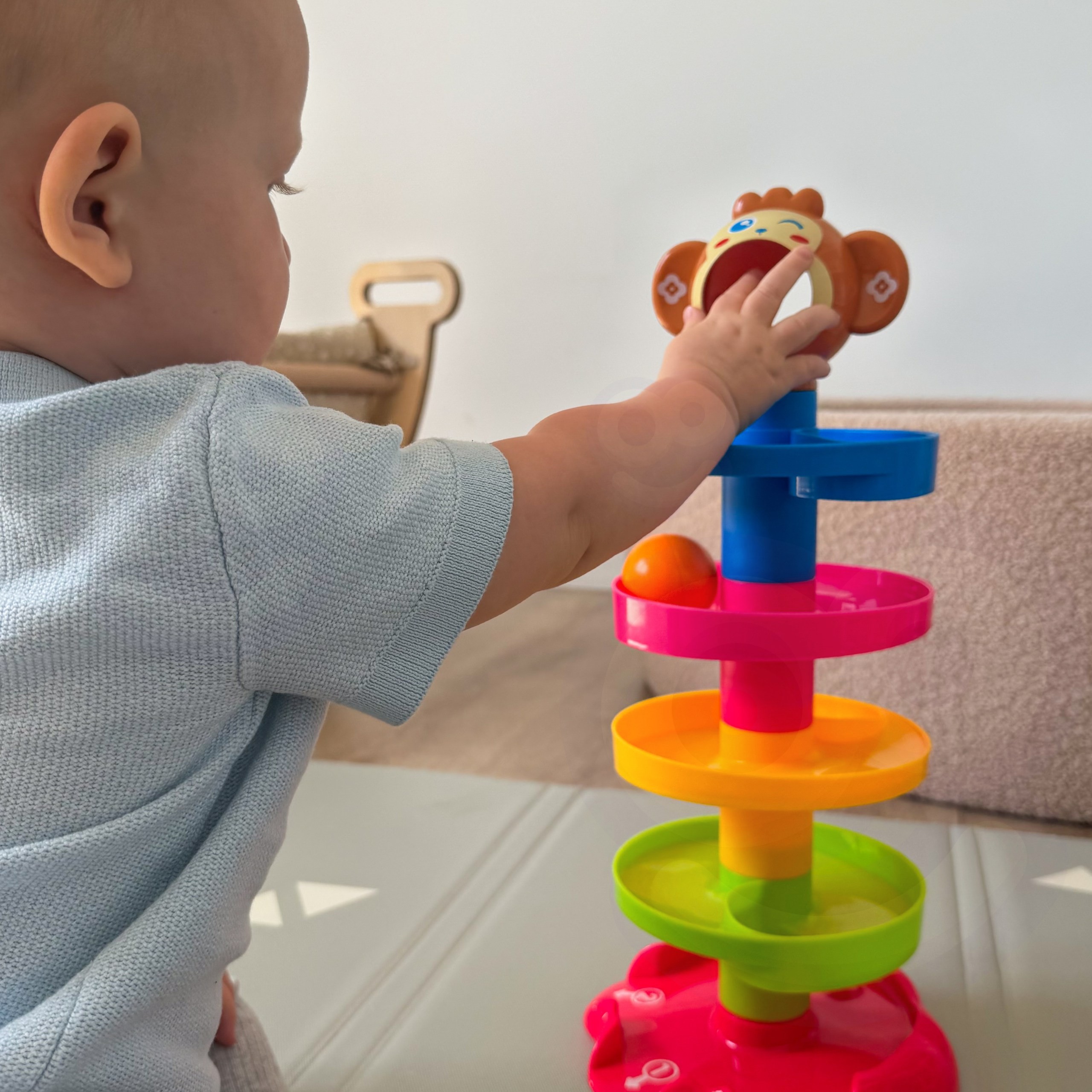 WOOPIE BABY Ball Track Spiral Set + 3 Balls - Slika 3