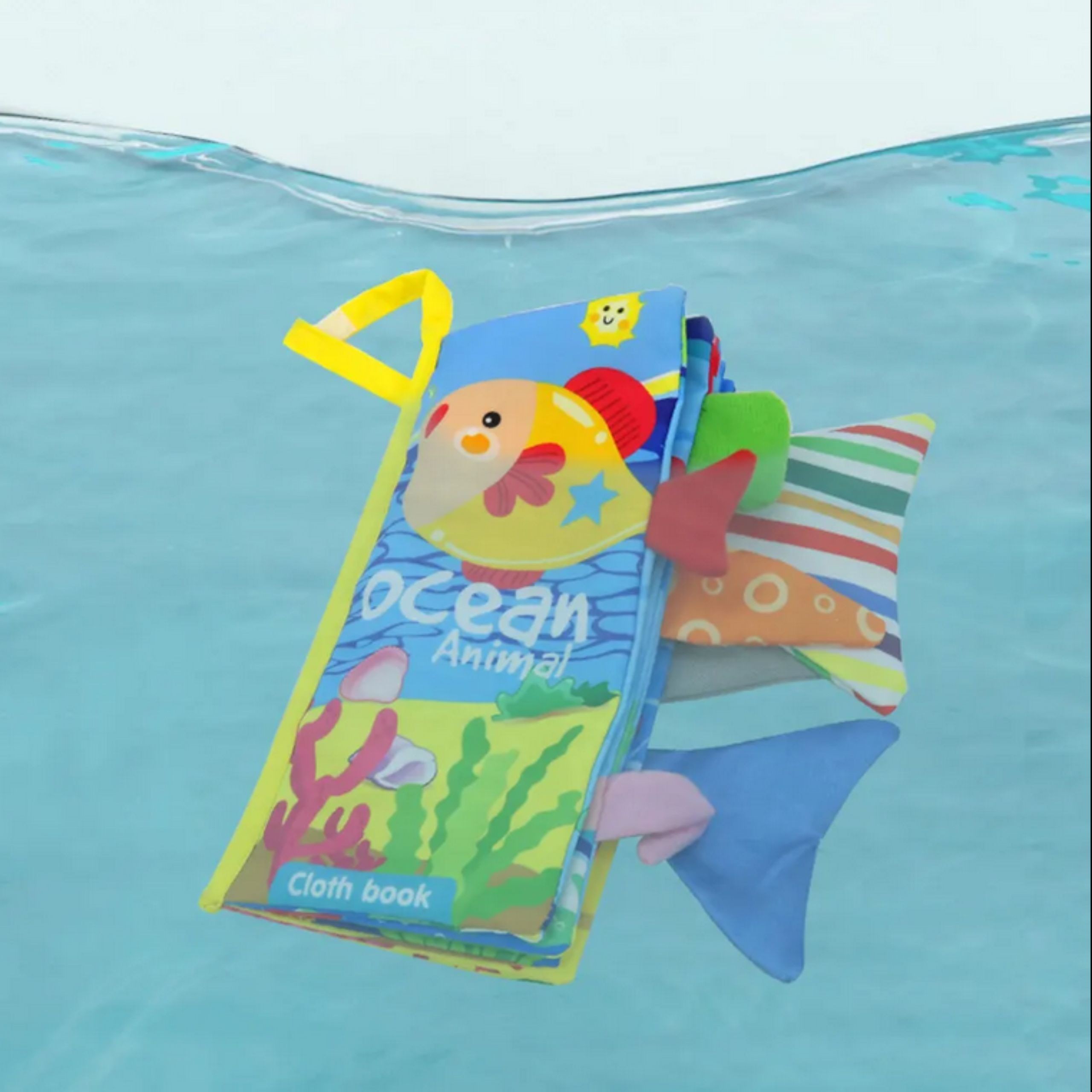WOOPIE BABY Rustling Fabric Book with Sea Animal Tails - Slika 3