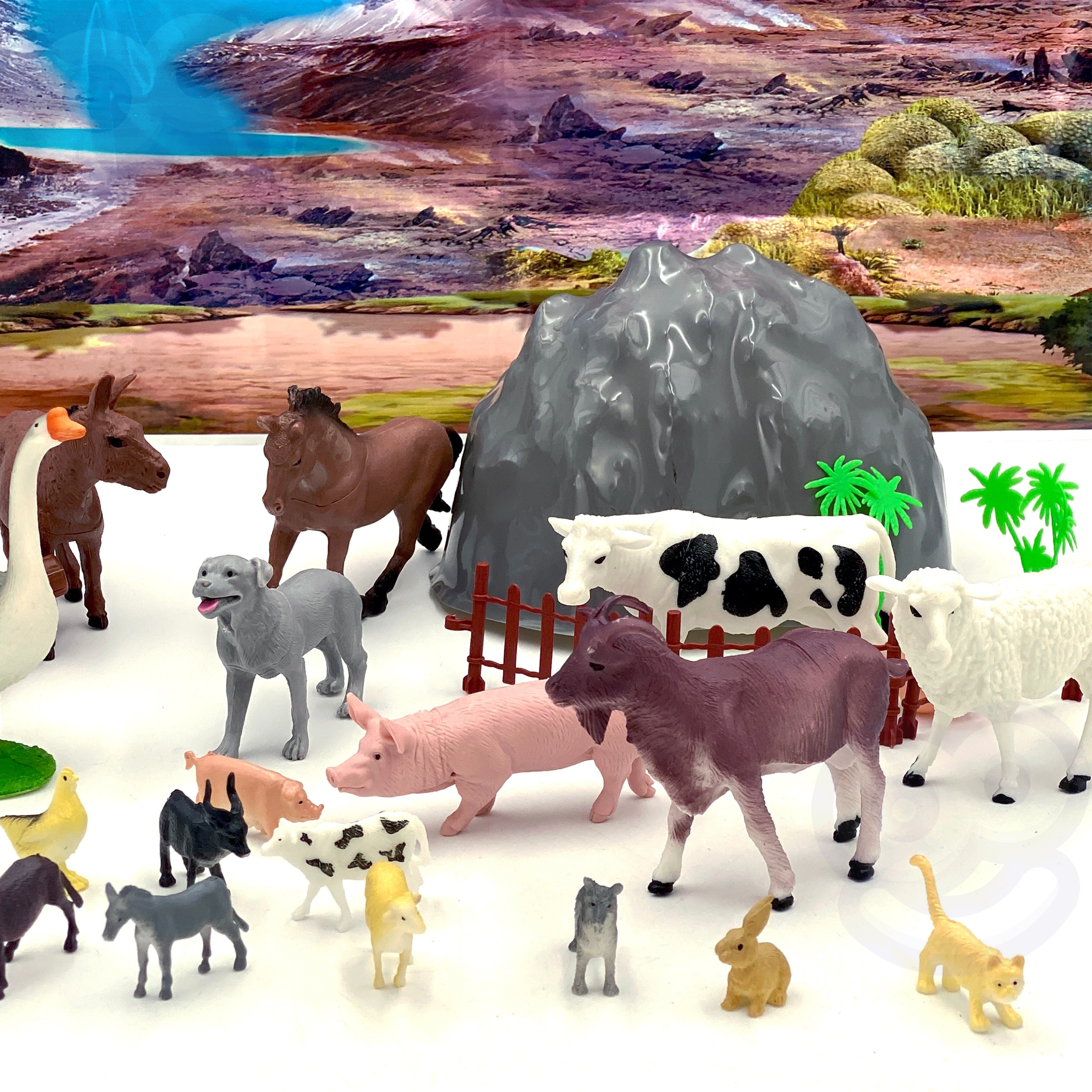 WOOPIE Set of Farm Animals Figures 34 pcs. - Slika 2