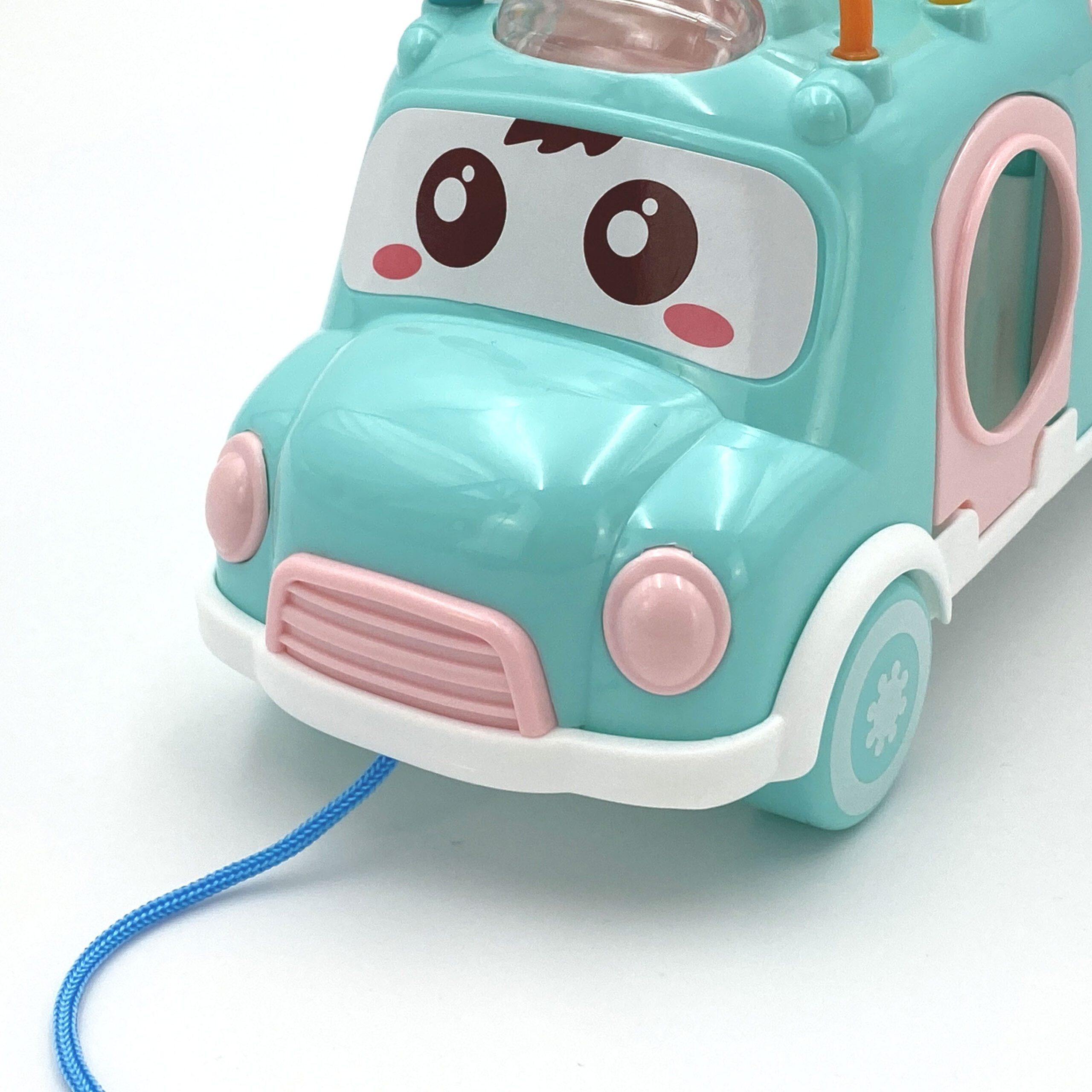 WOOPIE BABY Musical Car Sorter with Cymbals Green - Slika 5