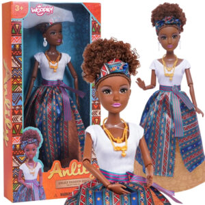 WOOPIE ROYAL Lili Mulatto lutka in an Elegant Dress