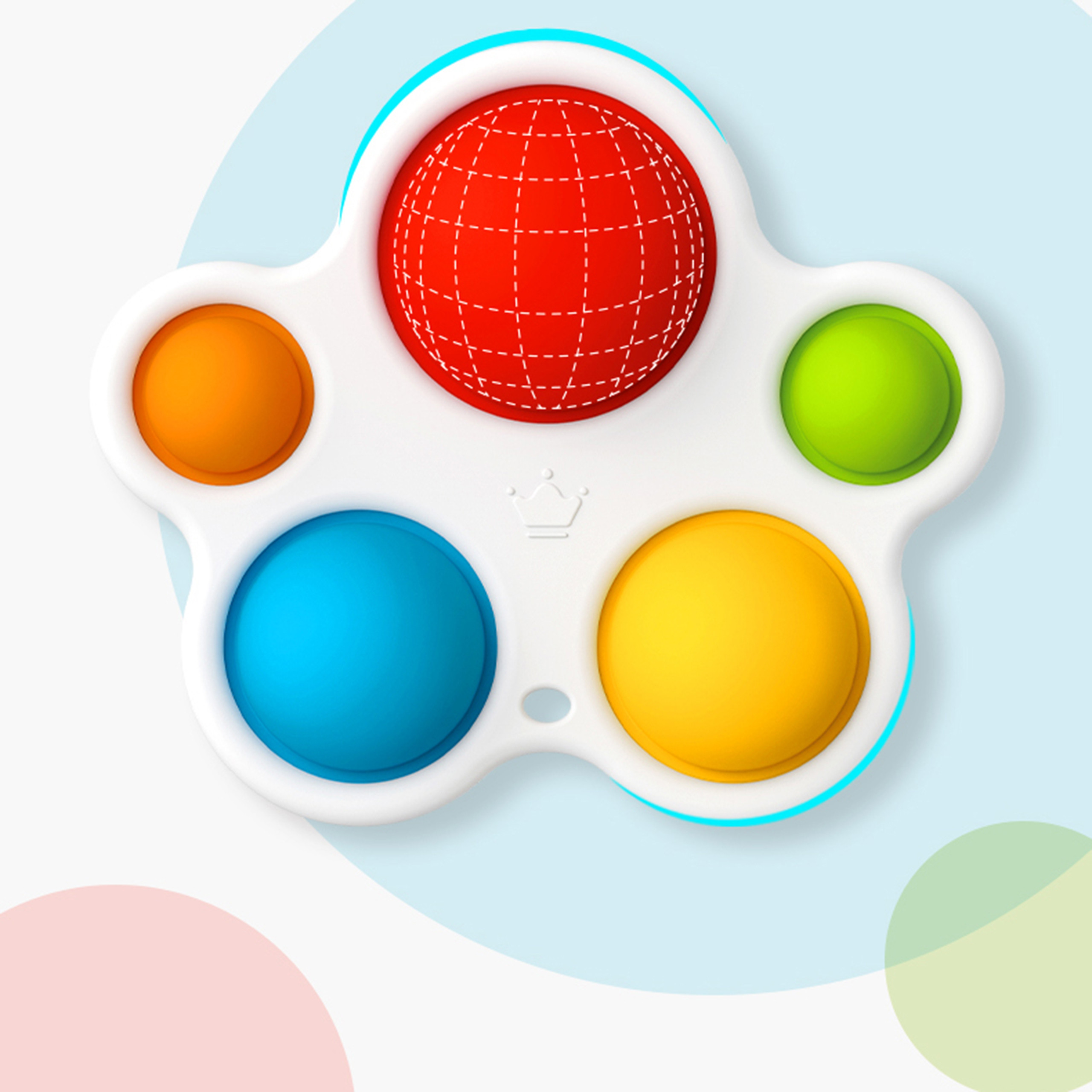 WOOPIE BABY POP IT Montessori Anti-Stress Sensory Toy Teether - Slika 6