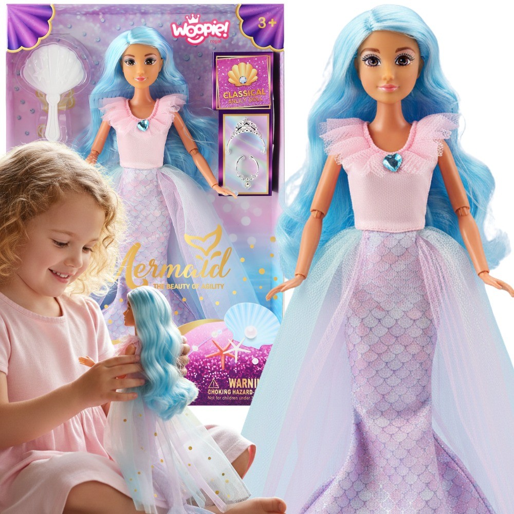 WOOPIE ROYAL Lili Doll - Mermaid with Accessories Sea Adventure