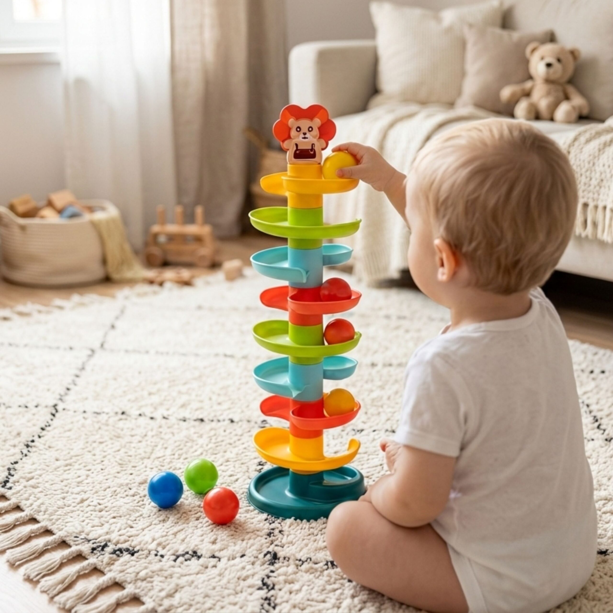 CLASSIC WORLD Pastel Motor Set for Babies Box First Toys from Birth - Slika 4