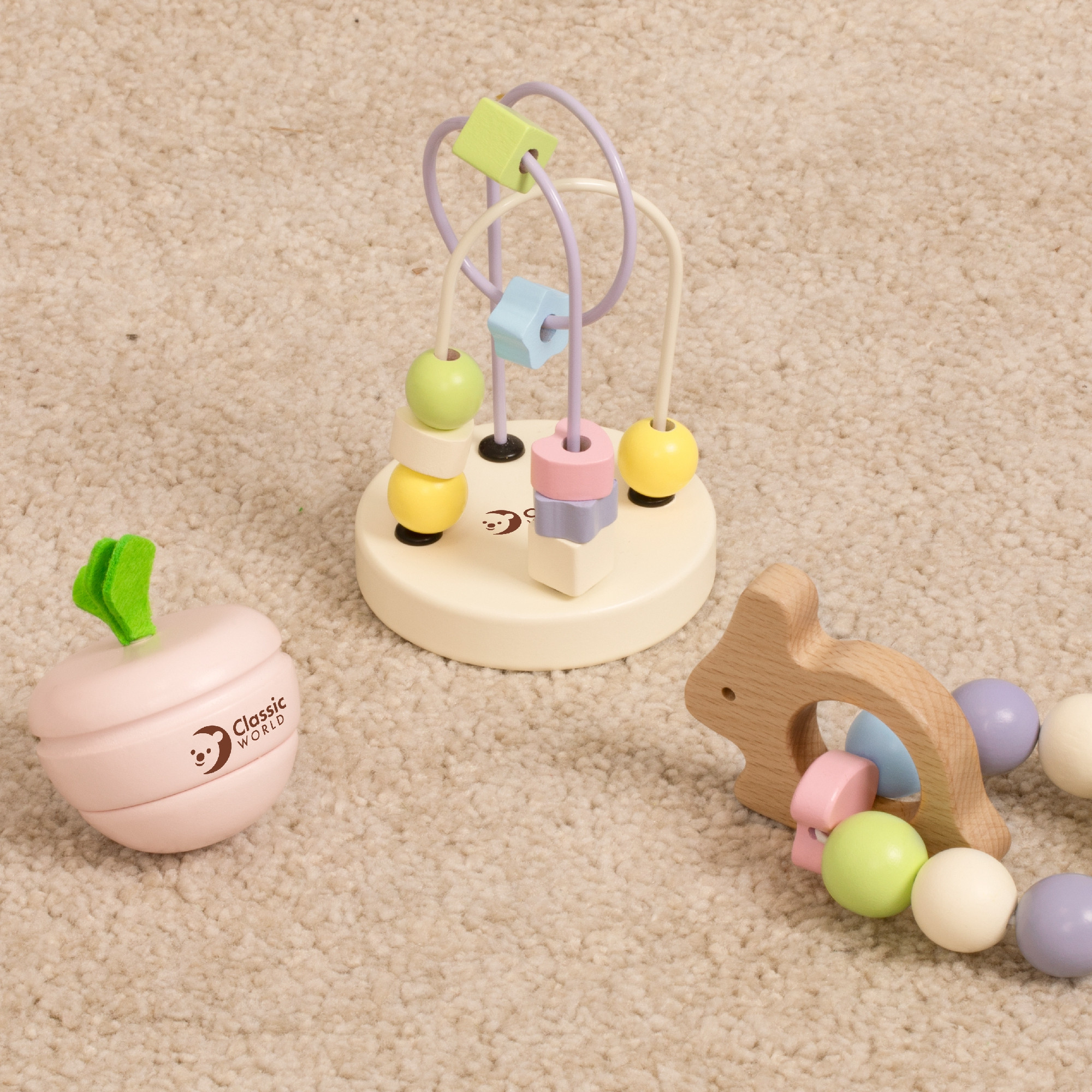CLASSIC WORLD Pastel Motor Set for Babies Box First Toys from Birth - Slika 7